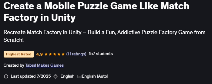 Pictures · Udemy — Create a Mobile Puzzle Game Like Match Factory in Unity 2025-6