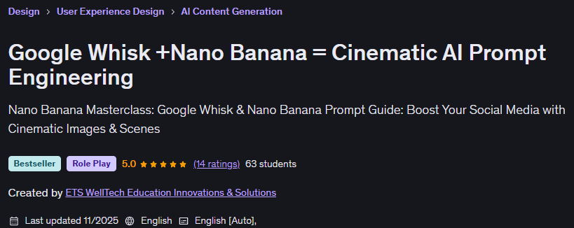 Bilder · Google Whisk + Nano Banana = Kino AI Schnelle Ingenieur 2025-10