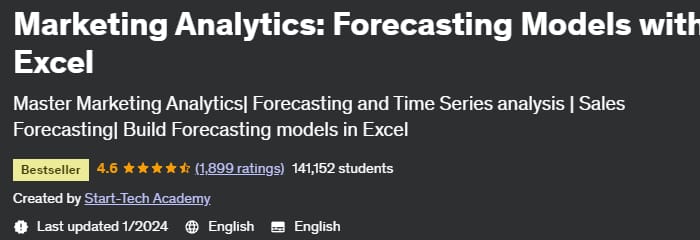 Pictures · Marketing Analytics: Forecasting Models with Excel 2023-8