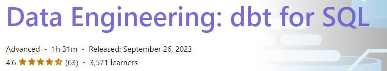 Pictures · Data Engineering: dbt for SQL 2023-9