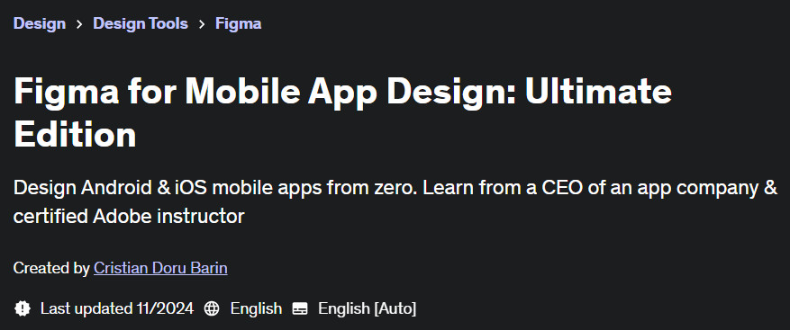 Pictures · Udemy — Figma for Mobile App Design: Ultimate Edition 2024-1