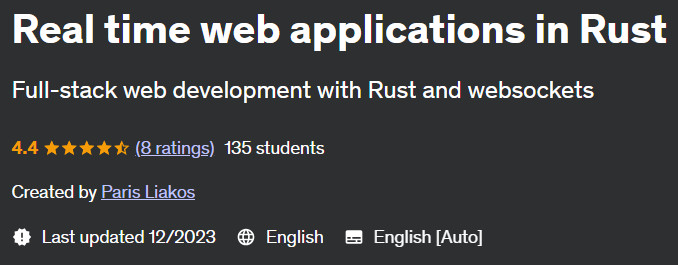 Pictures · Udemy — Real time web applications in Rust 2023-12