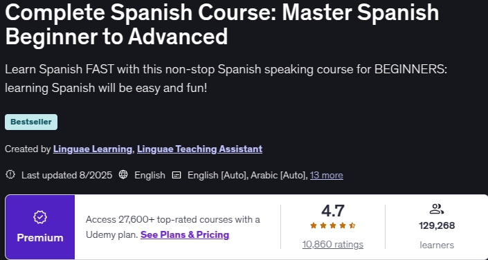 Images · Cours complet d'espagnol: Master Espagnol débutant à avancé 2025-8
