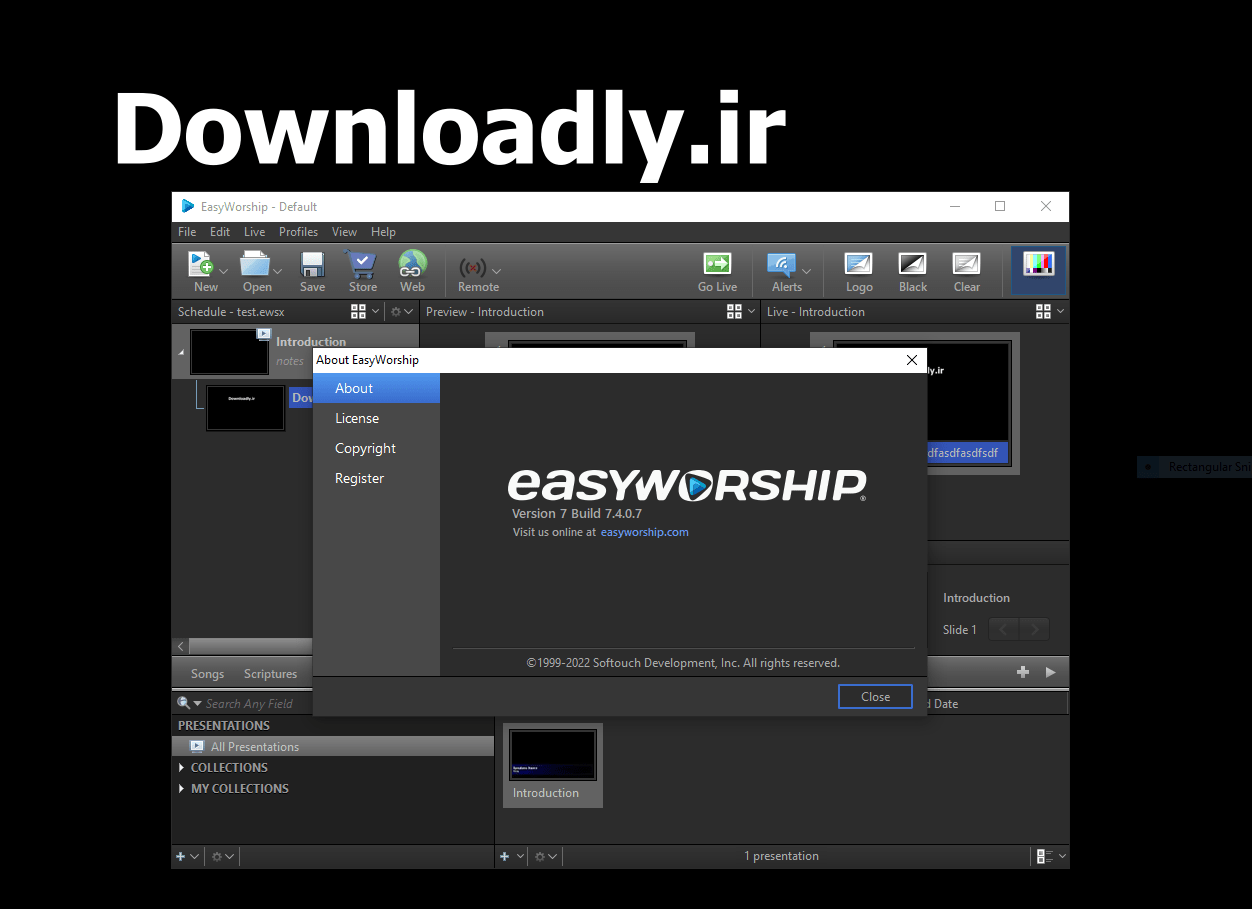 Pictures · EasyWorship 7 build 7.4.0.7