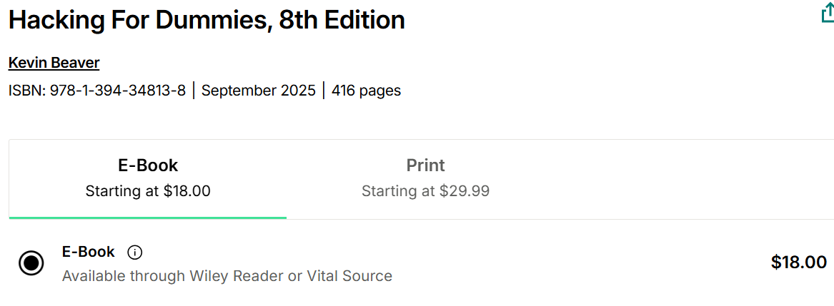 تصاویر · ↑ انگریزی ویکیپیڈیا کے مشارکین۔ "Hacking For Dummies, 8th Edition"۔ 2025