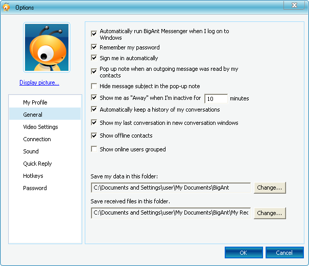 Pictures · BigAnt Office Messenger 5.2.01