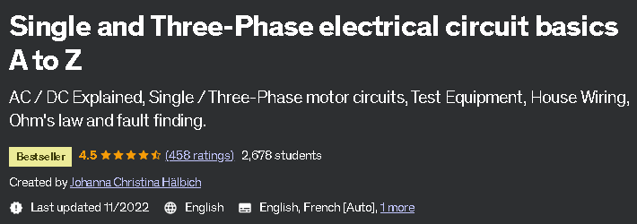 Pictures · Udemy — Single and Three-Phase electrical circuit basics A to Z 2022-4