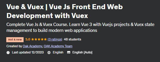 Pictures · Udemy — Vue & Vuex | Vue Js Front End Web Development with Vuex 2023-10