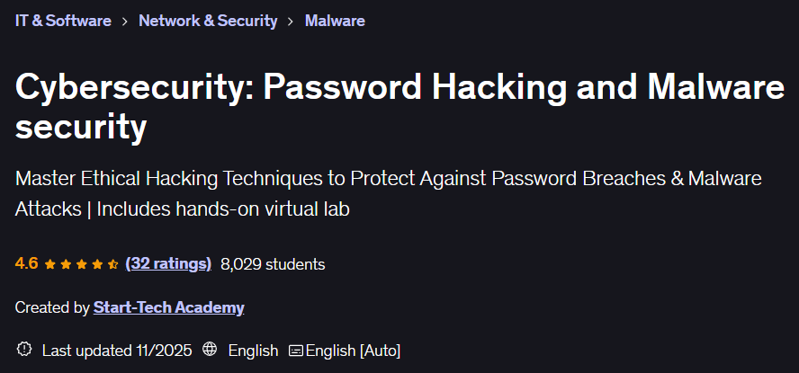 Pictures · Cybersecurity: Password Hacking and Malware security 2024-12