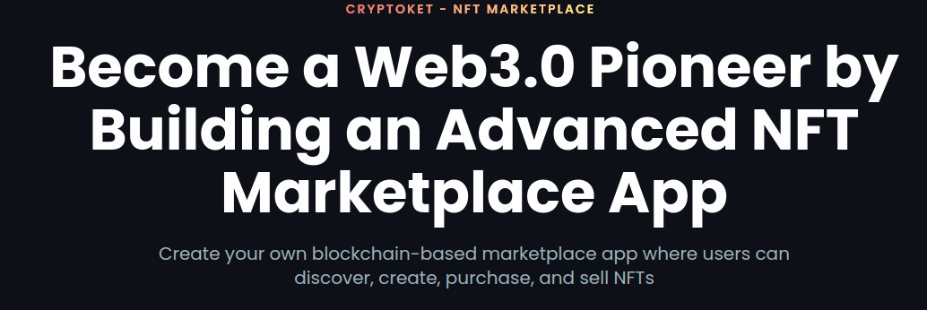 Pictures · JSMastery Pro — CryptoKet – Web3 NFT Marketplace Web Application 2022-6