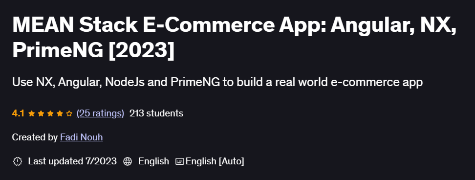 Pictures · Udemy — MEAN Stack E-Commerce App: Angular, NX, PrimeNG [2023] 2023-7