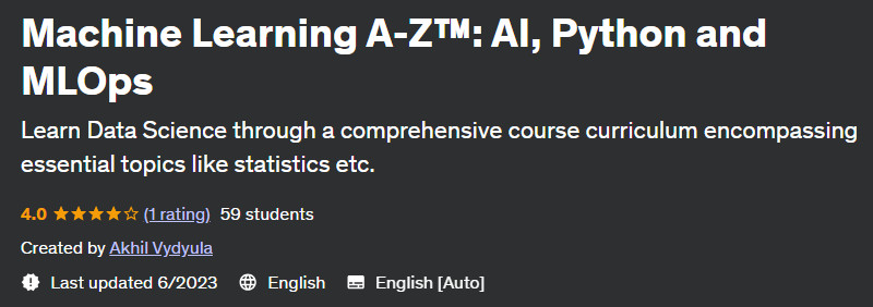 Pictures · Udemy — Machine Learning A-Z™: AI, Python and MLOps 2023-6