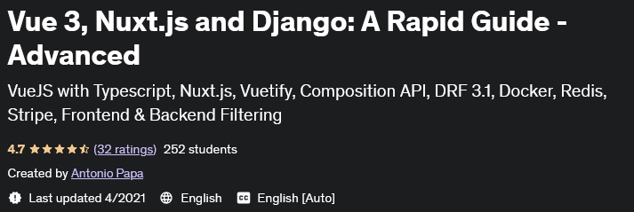 Pictures · Vue 3, Nuxt.js and Django: A Rapid Guide – Advanced 2021-4