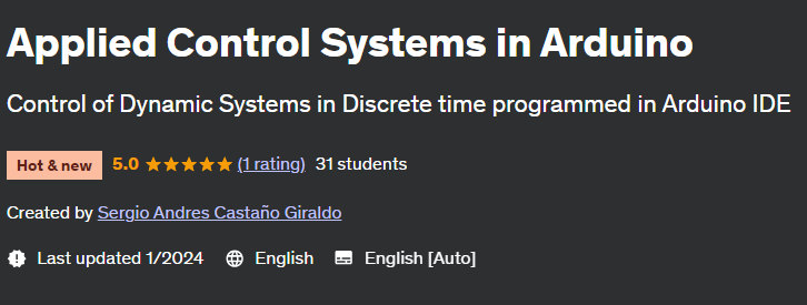 Pictures · Udemy — Applied Control Systems in Arduino 2024-1