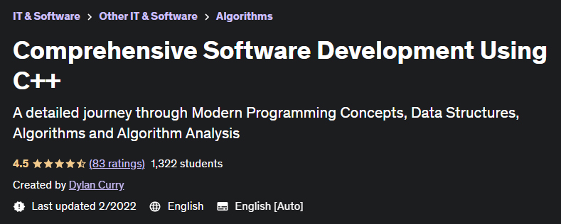 Pictures · Udemy — Comprehensive Software Development Using C++ 2022-2