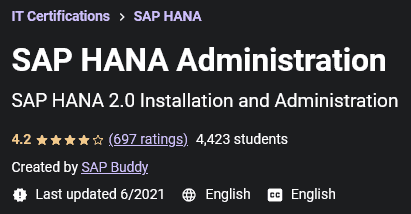 Pictures · Udemy — SAP HANA Administration 2020-7