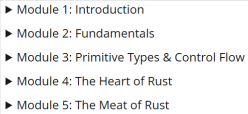 Kursthemen · Ardan Labs – Ultimate Rust: Crash Course – Erstmals 2025-10