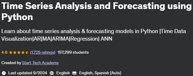 Pictures · Time Series Analysis and Forecasting using Python 2024-5
