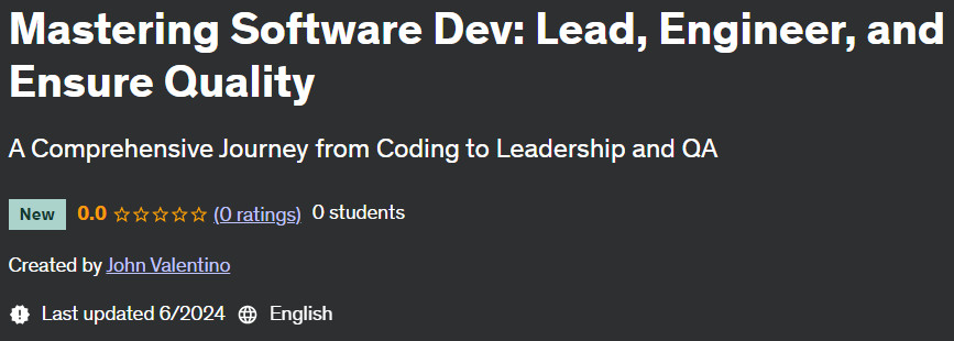 Pictures · Udemy — Mastering Software Dev: Lead, Engineer, and Ensure Quality 2024-6