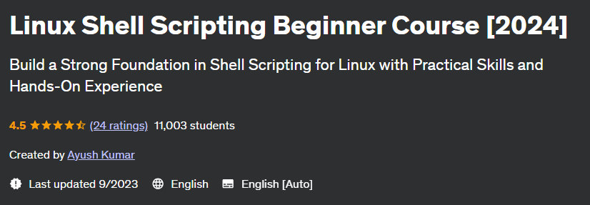 Pictures · Udemy — Linux Shell Scripting Beginner Course [2024] 2023-8