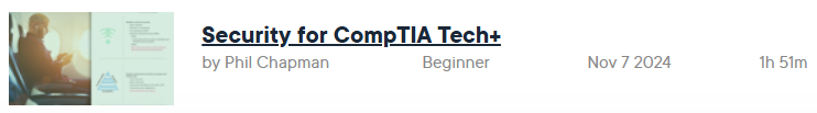 Pictures · Pluralsight — Security for CompTIA Tech+ 2024-11