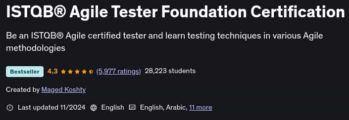 Pictures · Udemy — ISTQB® Agile Tester Foundation Certification 2024-11