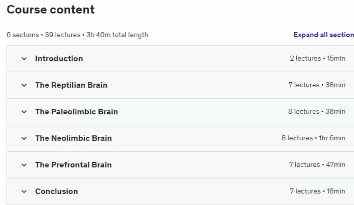 Course topics · Neuroscience for parents: How to raise amazing kids 2022-11