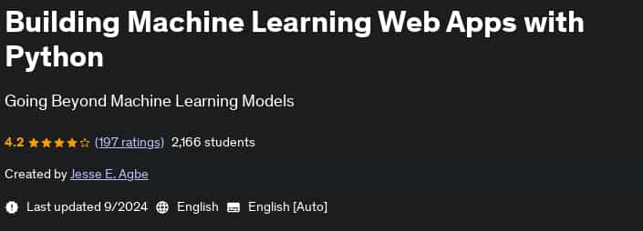 Pictures · Building Machine Learning Web Apps with Python 2021-8
