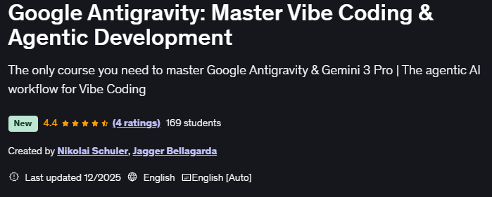 الصور · Google Antigravity: Master Vibe Coding & التنمية العضوية 2025-12