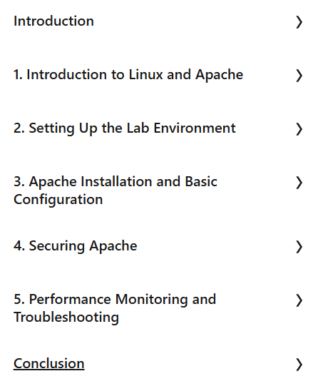 Course topics · LinkedIn — Apache HTTP Server: Installation, Configuration, and Management 2025-2