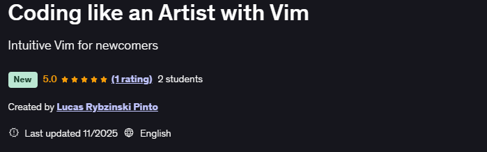 चित्र · Vim के साथ एक कलाकार की तरह कोडिंग 2025-11