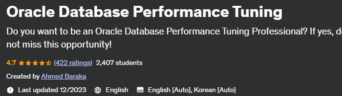 Pictures · Oracle Database Performance Tuning 2020-9
