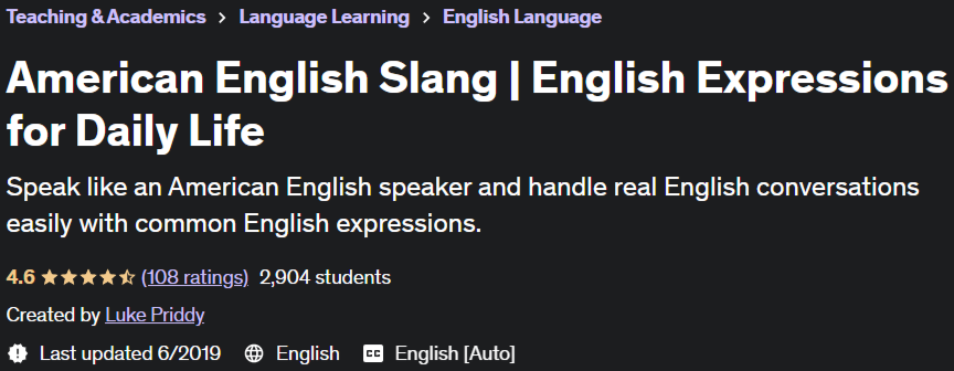 Pictures · Udemy — American English Slang | English Expressions for Daily Life 2019-5