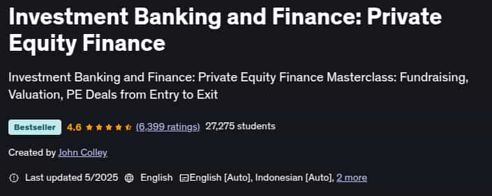 Pictures · Investment Banking and Finance: Private Equity Finance 2025-5