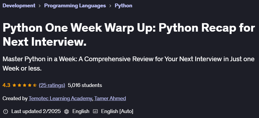 Pictures · Python One Week Warp Up: Python Recap for Next Interview. 2023-12