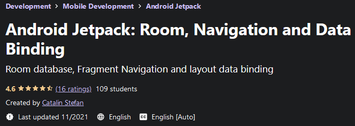 Pictures · Android Jetpack: Room, Navigation and Data Binding 2021-11