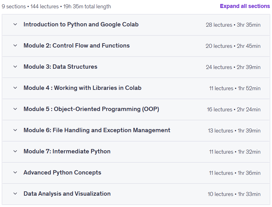 课程主题 · 学习 Python 使用 Google Colab 2025-3