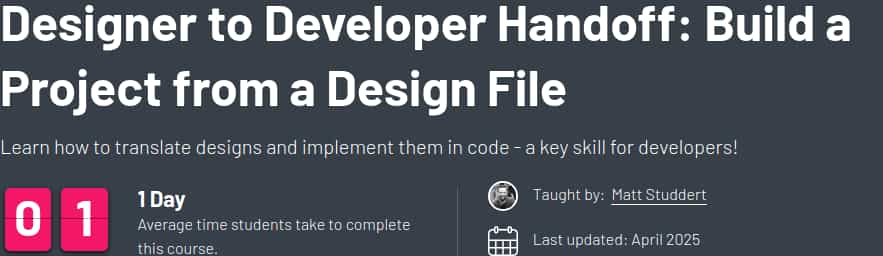 Pictures · ZeroToMastery — Designer to Developer Handoff: Build a Project from a Design File 2025-4
