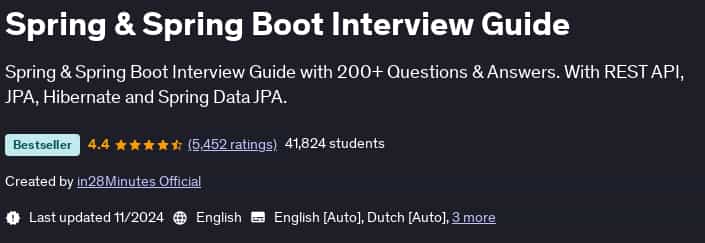Pictures · Udemy — Spring & Spring Boot Interview Guide 2024-11