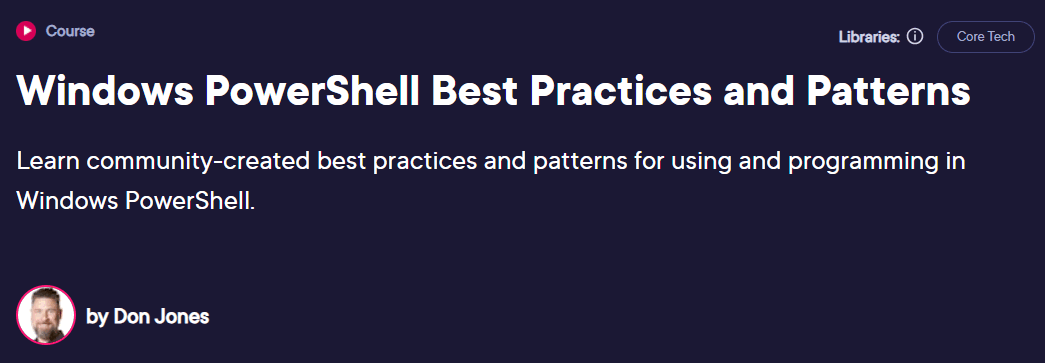 Pictures · Pluralsight — Windows PowerShell Best Practices and Patterns 2024-10