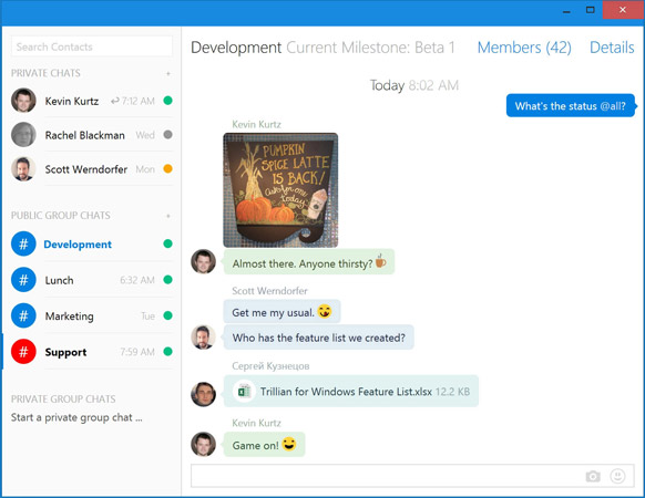 Pictures · Trillian 6.0 Build 61 Pro for Windows Multilingual