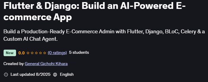 Изображения · Flutter & Django• построить AIПолное приложение для электронной коммерции 2025-8