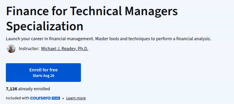 Pictures · Coursera — Finance for Technical Managers Specialization 2025-8