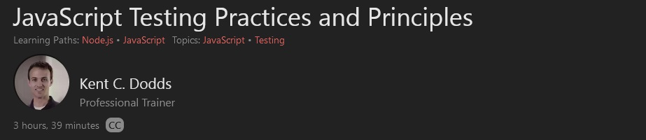 Pictures · JavaScript Testing Practices and Principles 2020-7