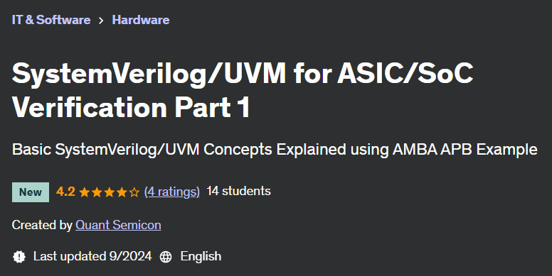 Pictures · Udemy — SystemVerilog/UVM for ASIC/SoC Verification Part 1 2024-8