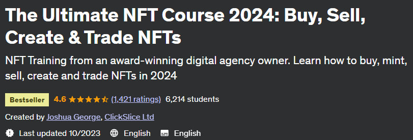 Pictures · Udemy — The Ultimate NFT Course 2024: Buy, Sell, Create & Trade NFTs 2023-10