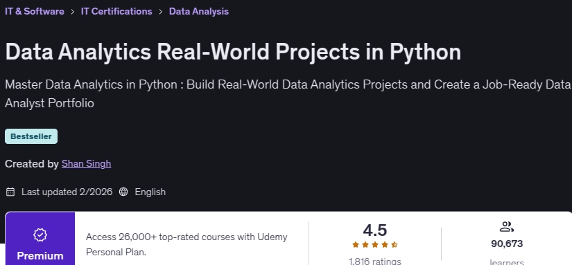 Images · Analyse des données sur des projets réels dans le monde Python 2026-2
