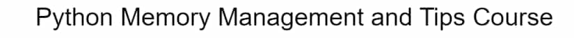 Pictures · Talk Python — Python Memory Management and Tips 2021-6