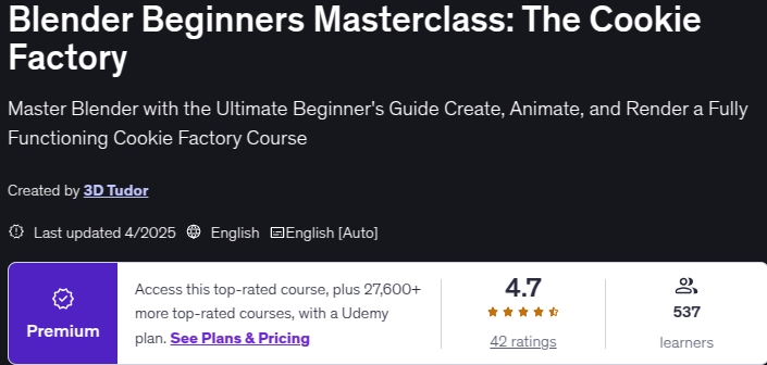 Pictures · Blender Beginners Masterclass: The Cookie Factory 2025-4
