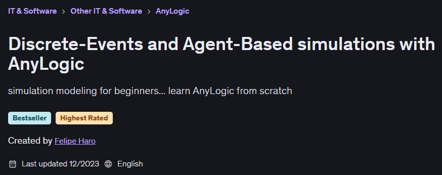 Imágenes · Udemy – Simulaciones de eventos discretos y agentes con AnyLogic 2023-11